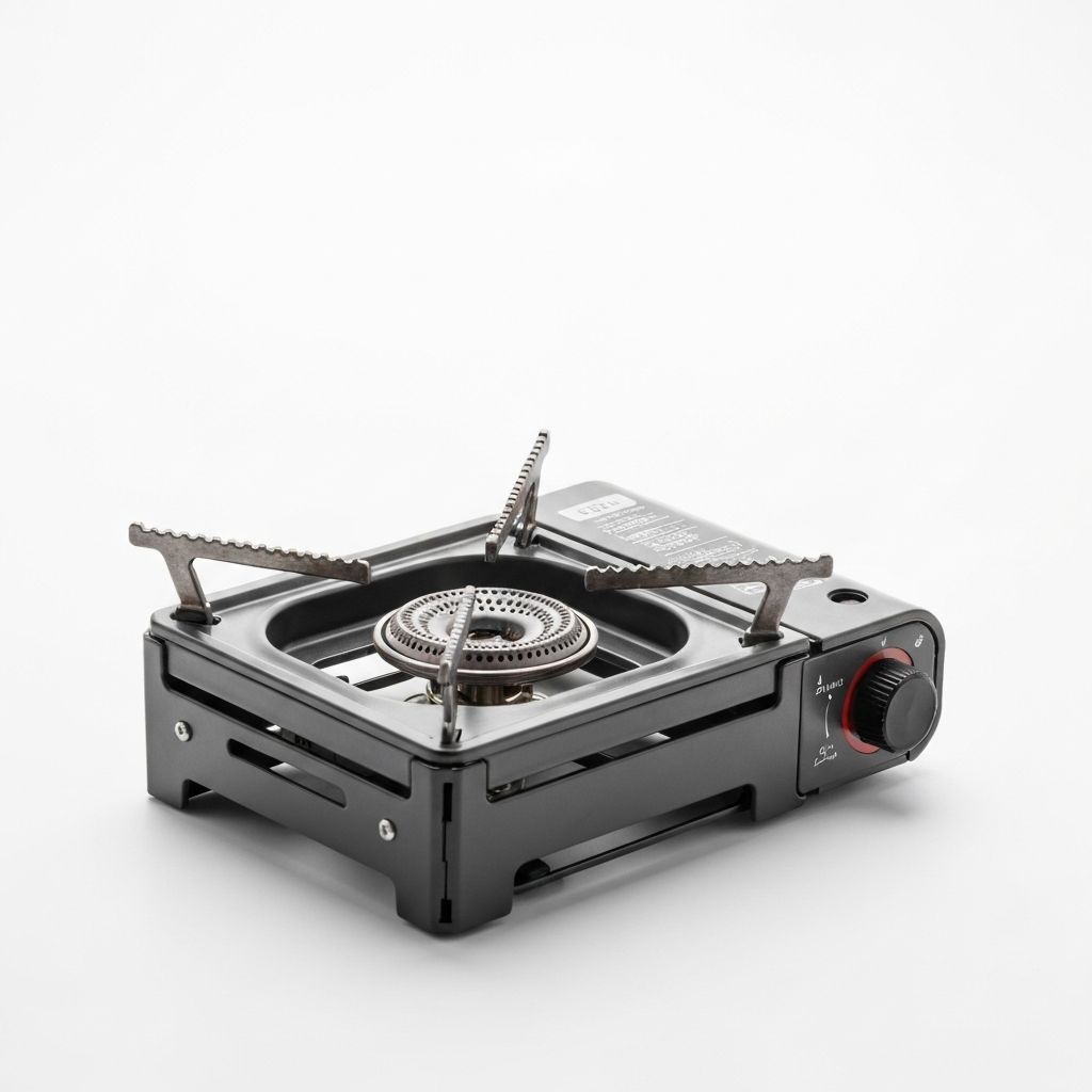 Compact Camping Stove with Piezo Ignition